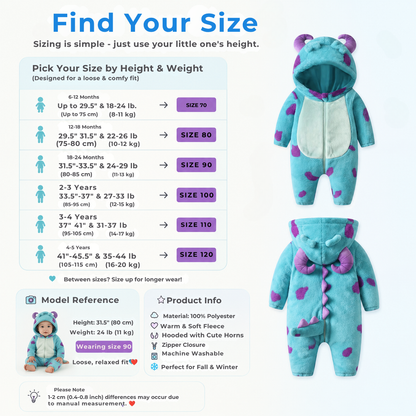 StarSnug™ Cozy Monster Onesie