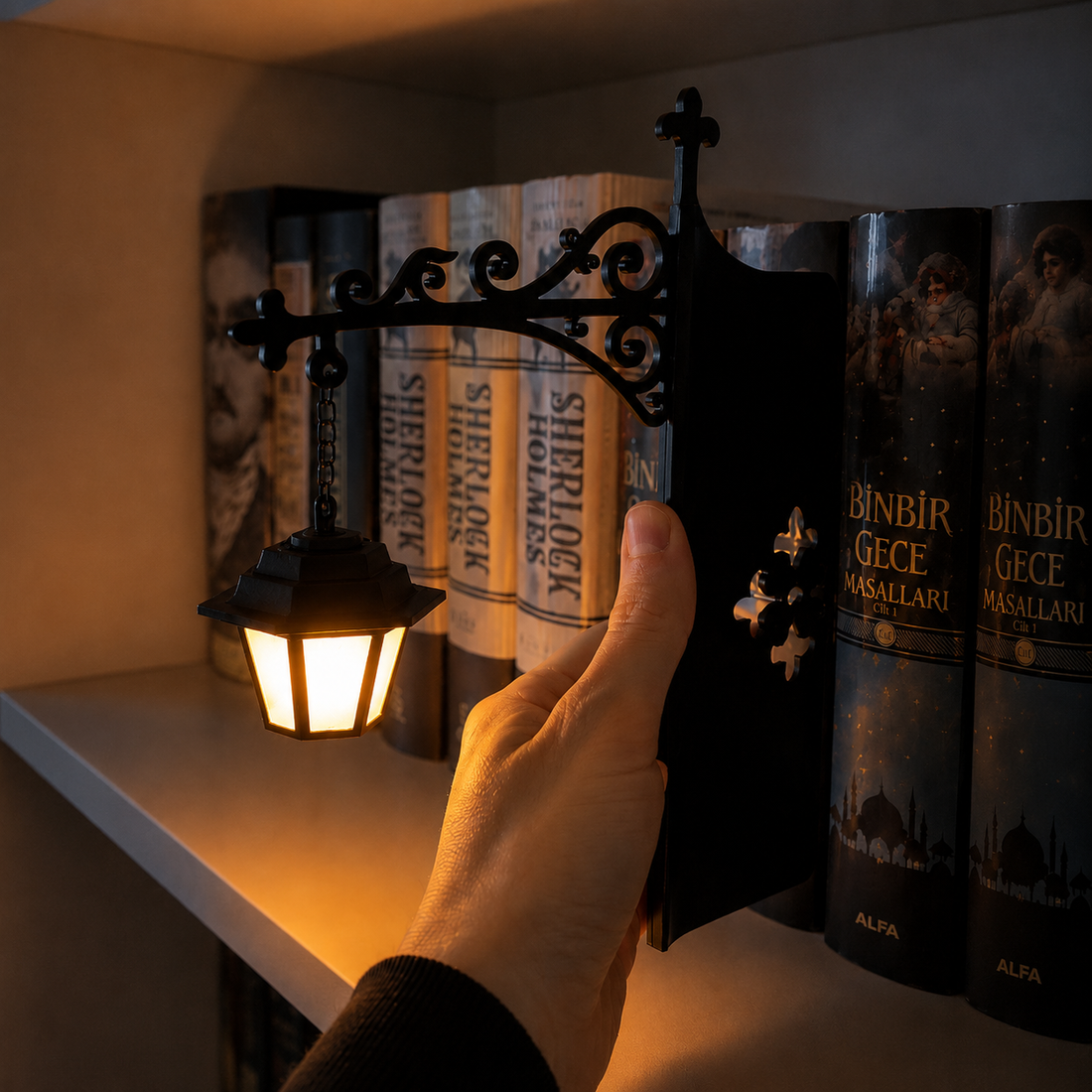 Bookshelf Latern