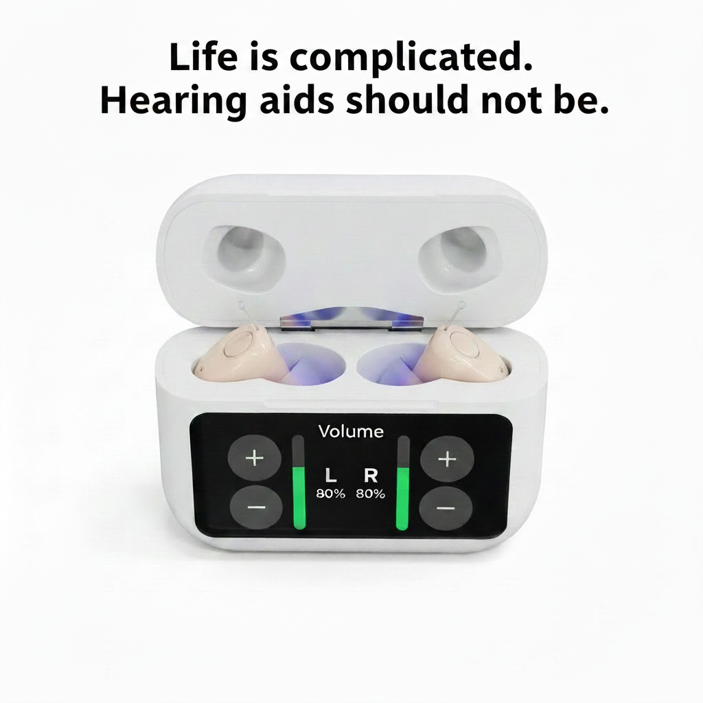 Retelon Hearivo rechargeable hearing aid - main product photo